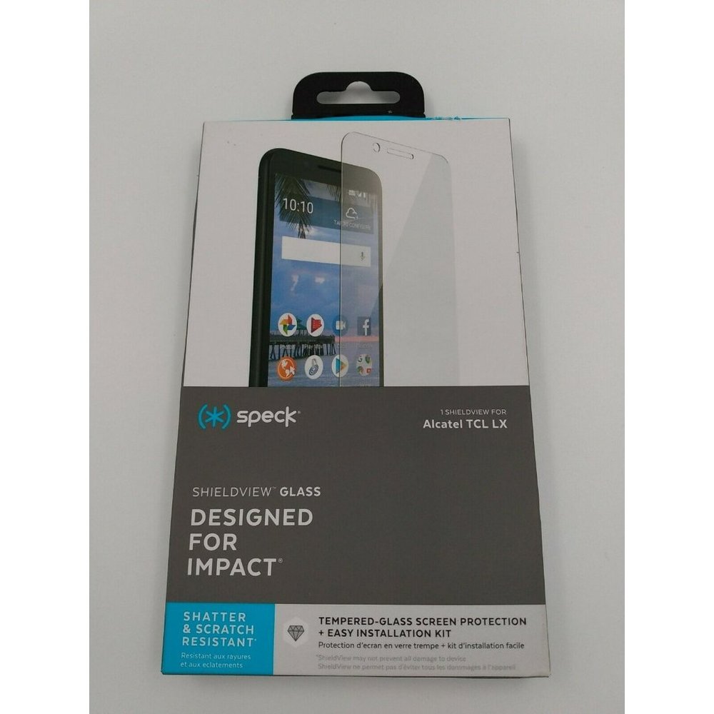 Speck Alcatel TCL LX ShieldView Tempered-Glass Screen Protector - New